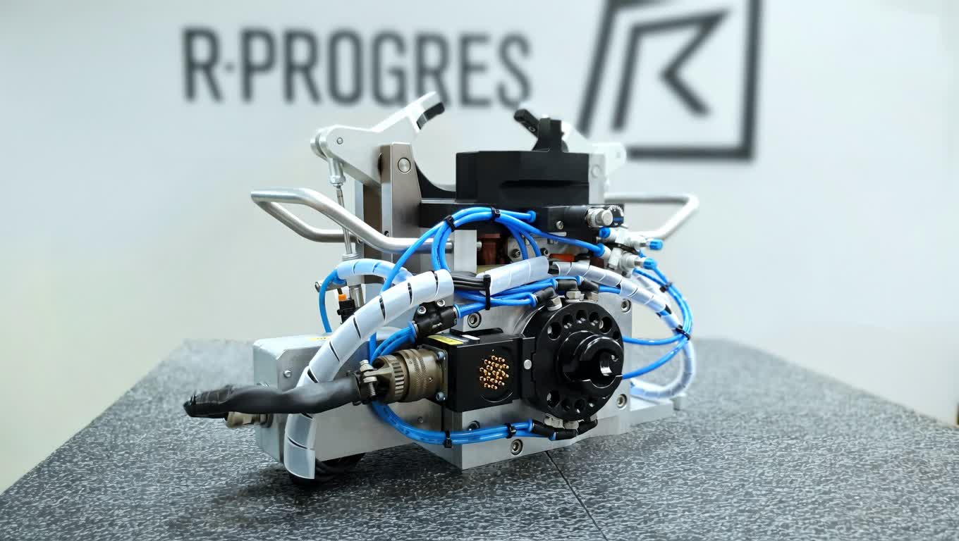Device-under-test carrier prototype with precision alignment features
